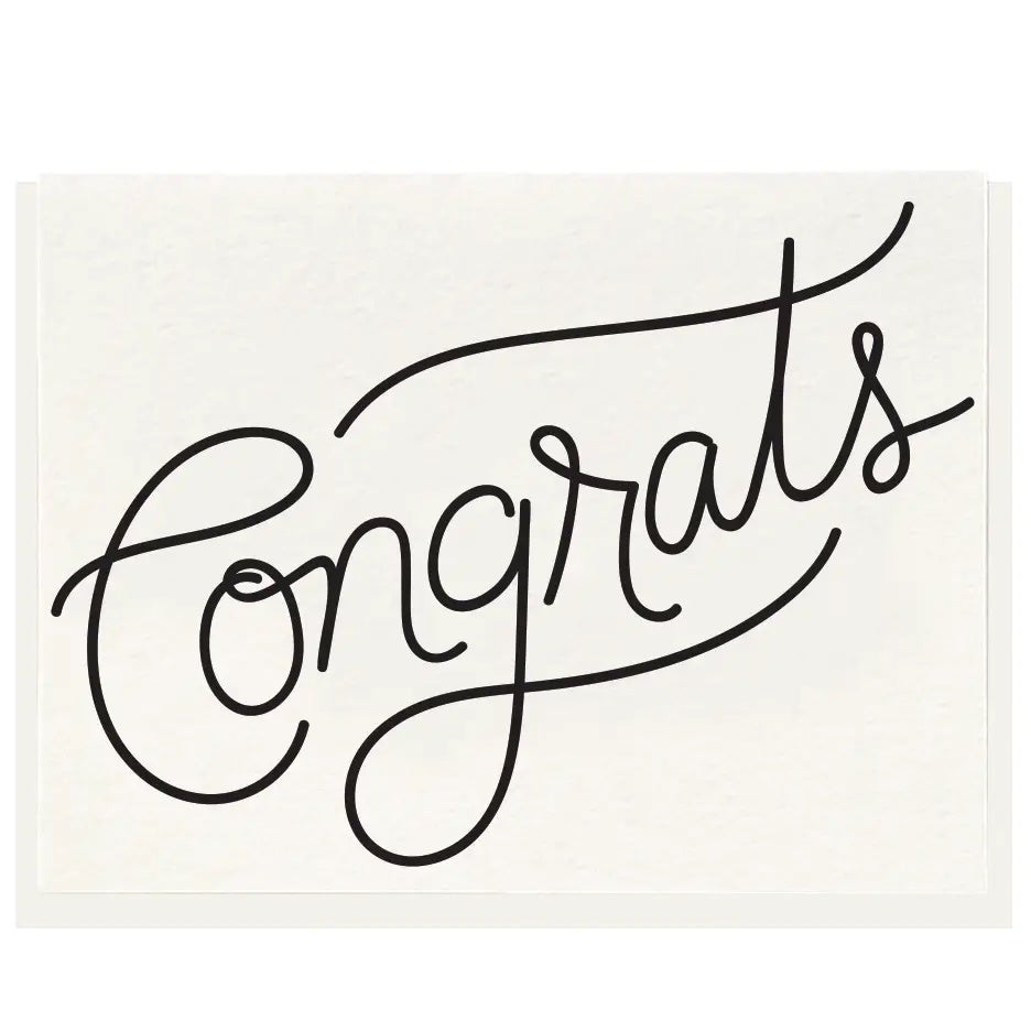 Congrats card flora